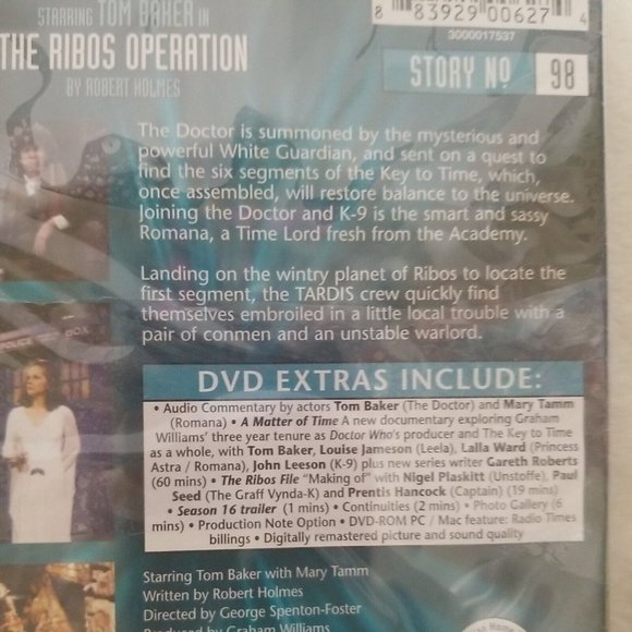 Doctor Who  The Ribos Operation Special Edition  1974-1981 DVD new sealed - Picture 3 of 3